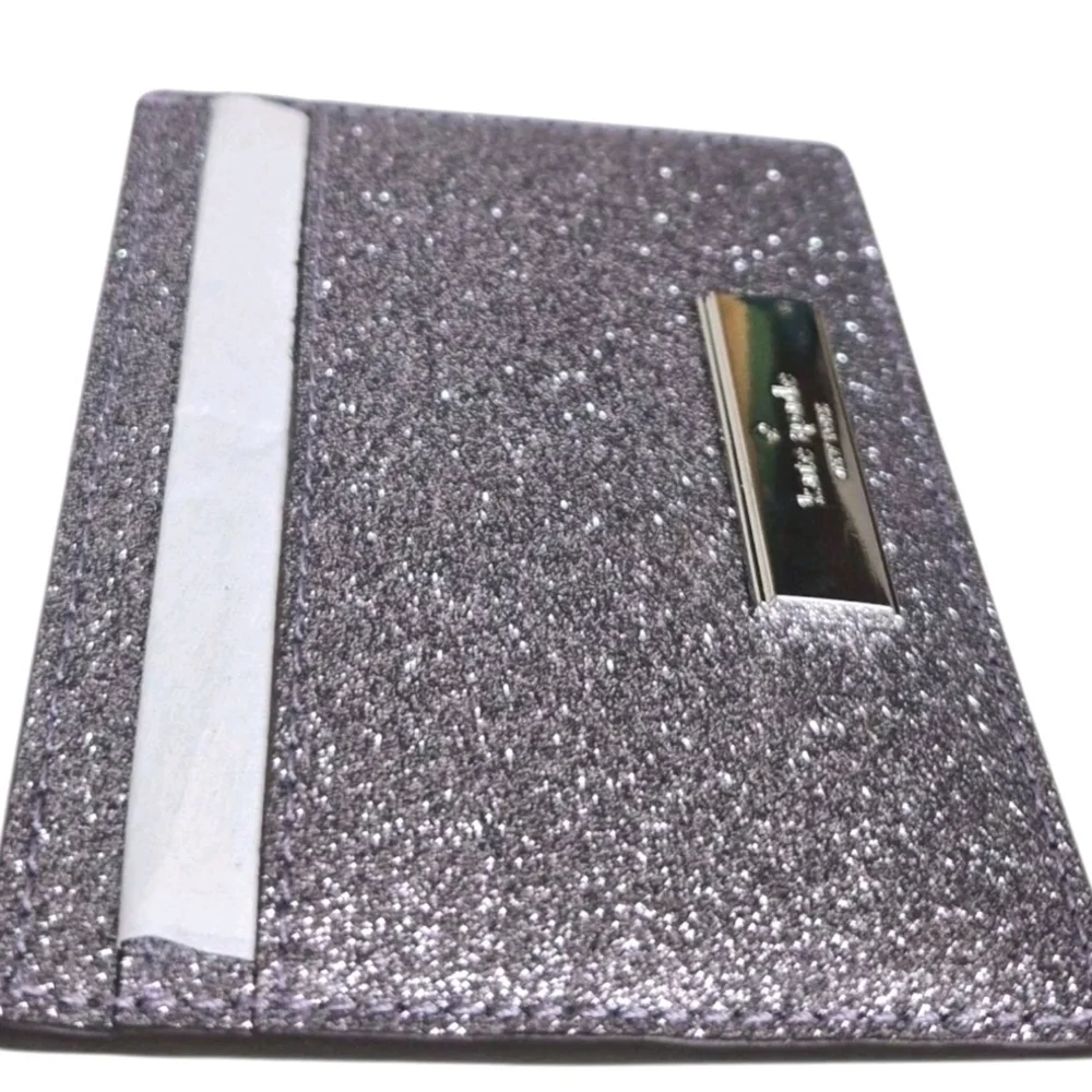 Kate Spade Kenzie Boxed Glitter Small Cardholder Candied Flower Multi KJ006 New